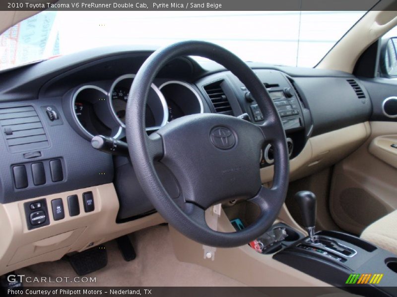 Pyrite Mica / Sand Beige 2010 Toyota Tacoma V6 PreRunner Double Cab