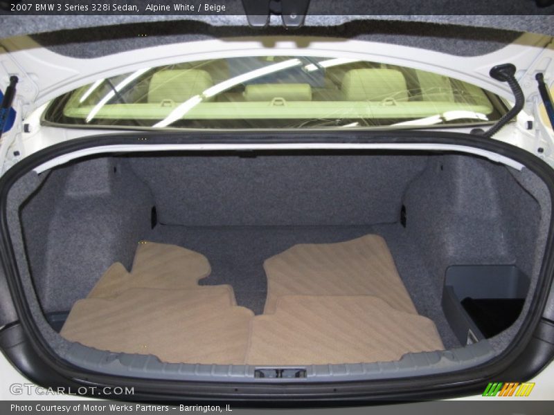 Alpine White / Beige 2007 BMW 3 Series 328i Sedan