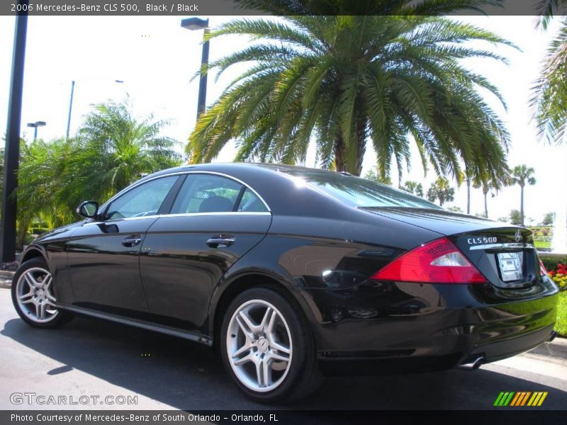 Black / Black 2006 Mercedes-Benz CLS 500