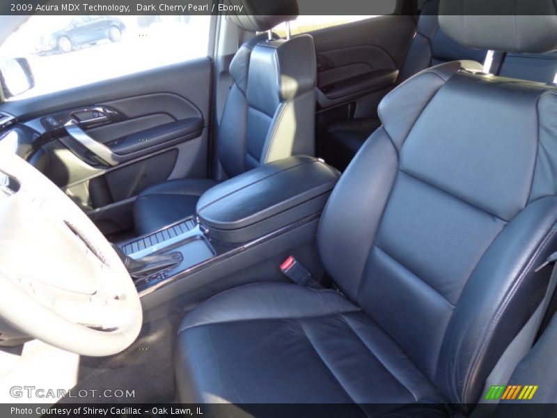 Dark Cherry Pearl / Ebony 2009 Acura MDX Technology