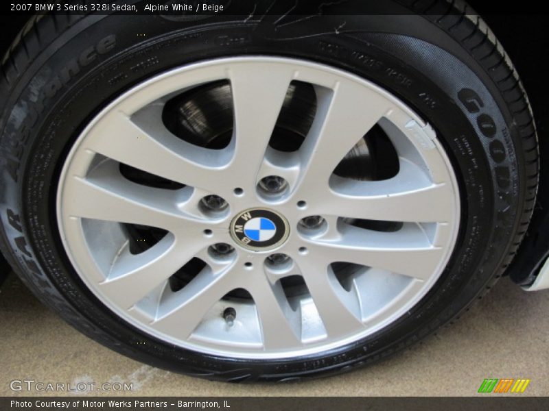 Alpine White / Beige 2007 BMW 3 Series 328i Sedan