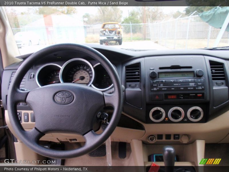 Pyrite Mica / Sand Beige 2010 Toyota Tacoma V6 PreRunner Double Cab