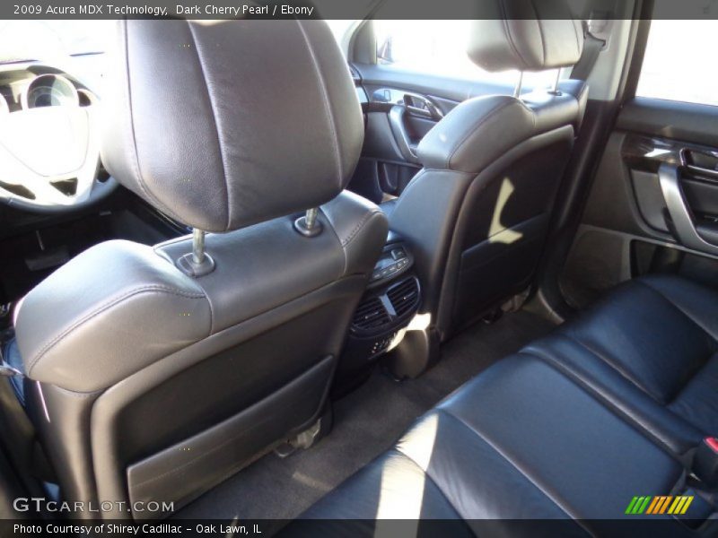 Dark Cherry Pearl / Ebony 2009 Acura MDX Technology
