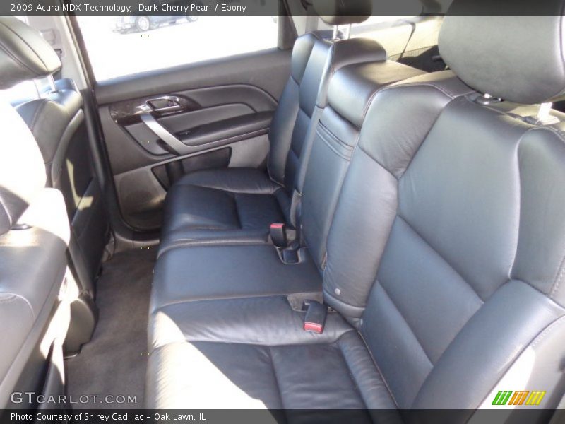 Dark Cherry Pearl / Ebony 2009 Acura MDX Technology