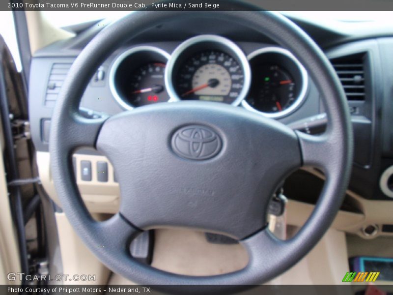 Pyrite Mica / Sand Beige 2010 Toyota Tacoma V6 PreRunner Double Cab