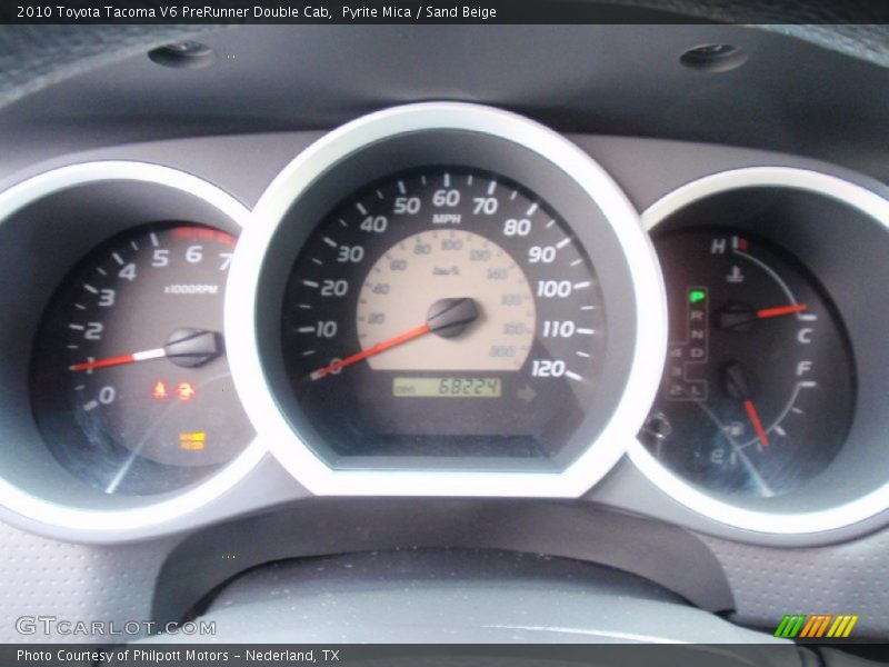 Pyrite Mica / Sand Beige 2010 Toyota Tacoma V6 PreRunner Double Cab