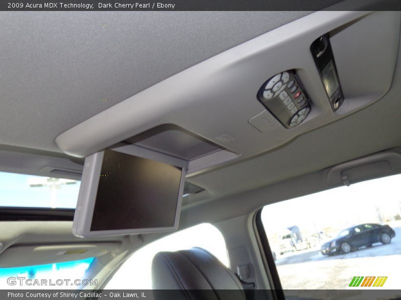 Dark Cherry Pearl / Ebony 2009 Acura MDX Technology