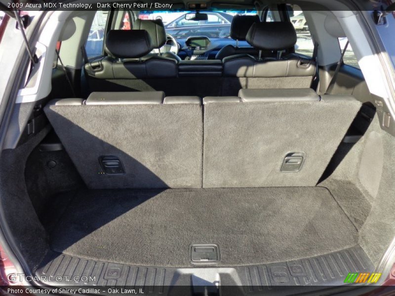 Dark Cherry Pearl / Ebony 2009 Acura MDX Technology