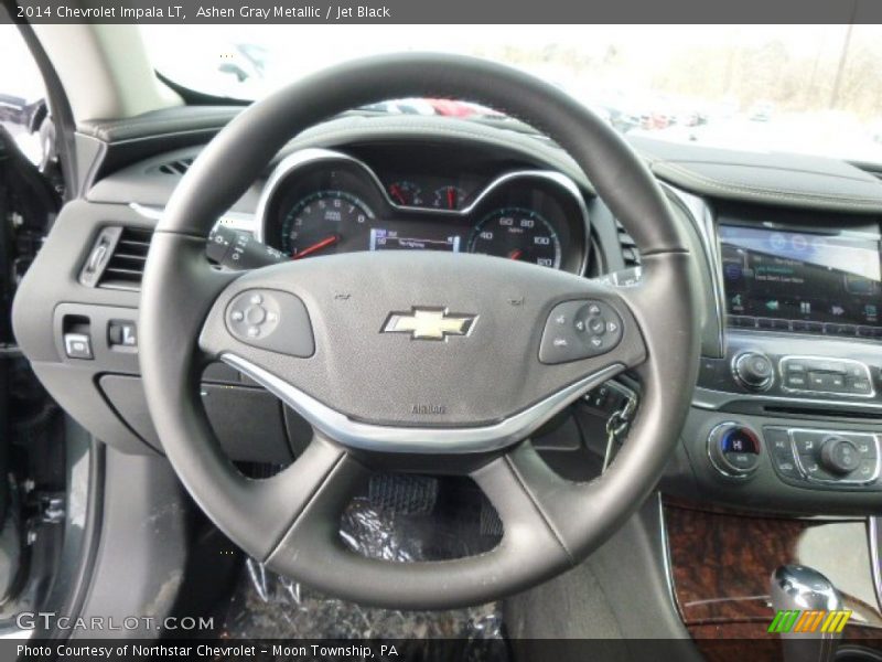 Ashen Gray Metallic / Jet Black 2014 Chevrolet Impala LT
