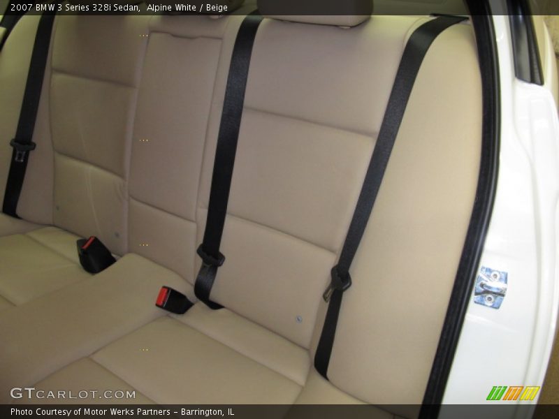 Alpine White / Beige 2007 BMW 3 Series 328i Sedan