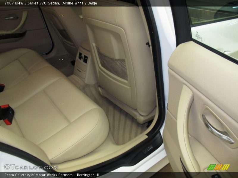 Alpine White / Beige 2007 BMW 3 Series 328i Sedan