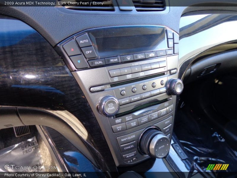 Dark Cherry Pearl / Ebony 2009 Acura MDX Technology