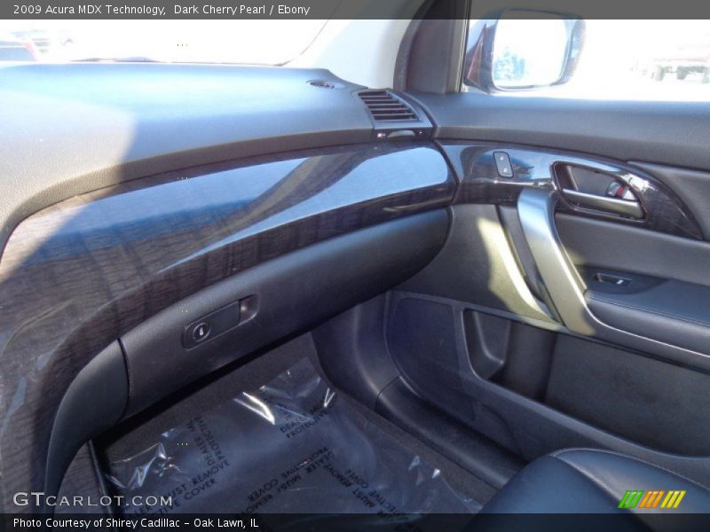 Dark Cherry Pearl / Ebony 2009 Acura MDX Technology
