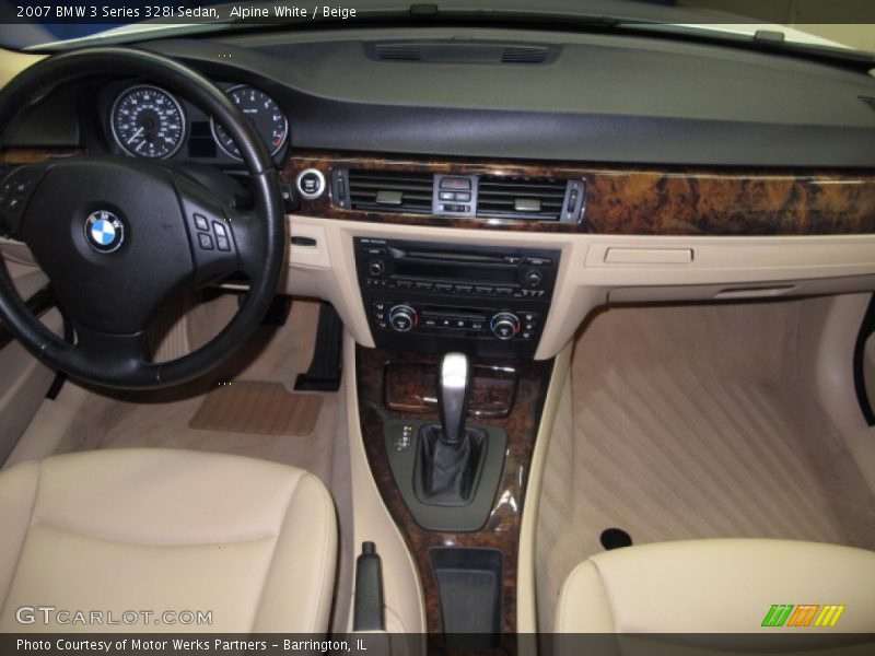 Alpine White / Beige 2007 BMW 3 Series 328i Sedan