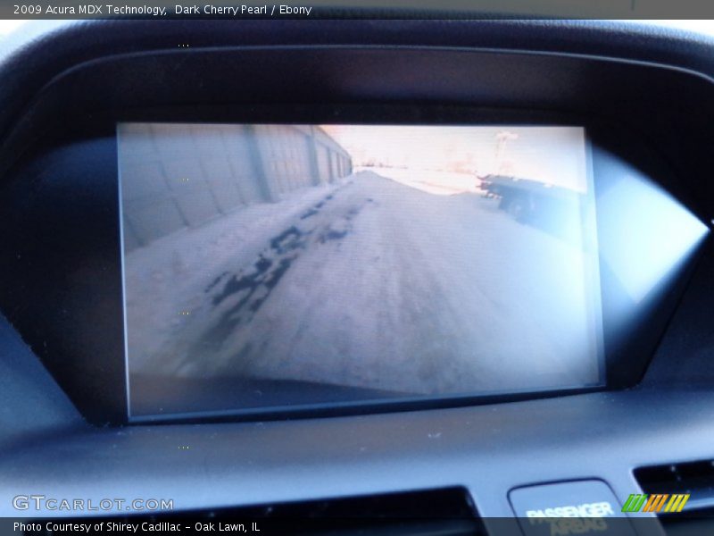 Dark Cherry Pearl / Ebony 2009 Acura MDX Technology