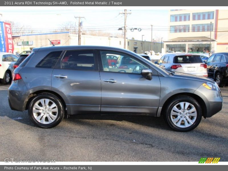 Polished Metal Metallic / Taupe 2011 Acura RDX Technology SH-AWD