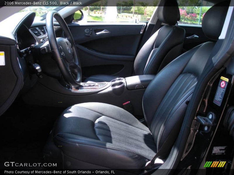 Black / Black 2006 Mercedes-Benz CLS 500