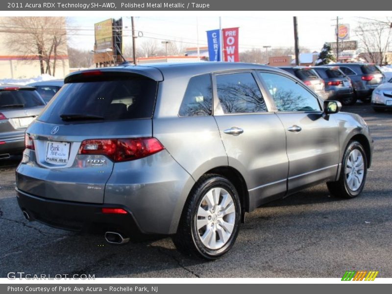 Polished Metal Metallic / Taupe 2011 Acura RDX Technology SH-AWD
