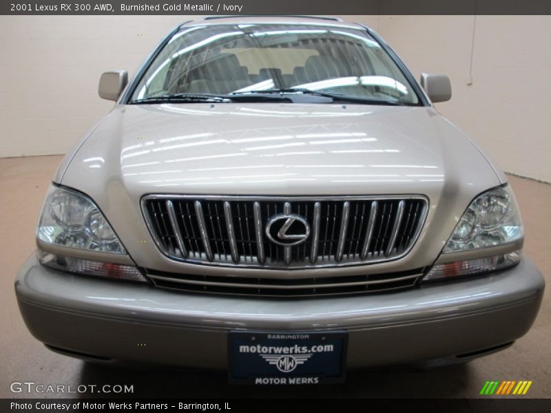 Burnished Gold Metallic / Ivory 2001 Lexus RX 300 AWD
