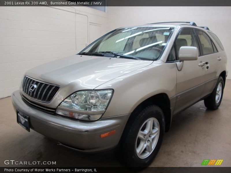 Burnished Gold Metallic / Ivory 2001 Lexus RX 300 AWD