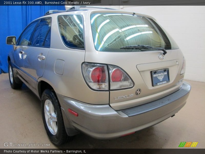Burnished Gold Metallic / Ivory 2001 Lexus RX 300 AWD