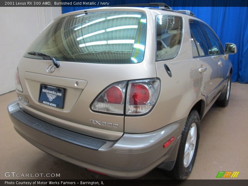 Burnished Gold Metallic / Ivory 2001 Lexus RX 300 AWD