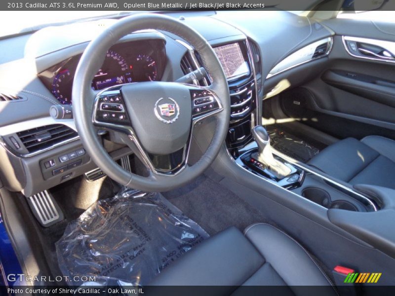 Jet Black/Jet Black Accents Interior - 2013 ATS 3.6L Premium AWD 