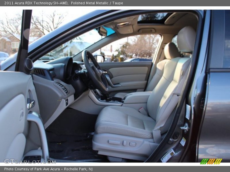 Polished Metal Metallic / Taupe 2011 Acura RDX Technology SH-AWD