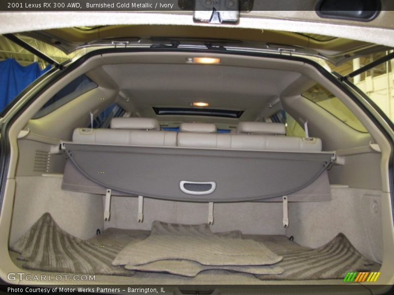 Burnished Gold Metallic / Ivory 2001 Lexus RX 300 AWD