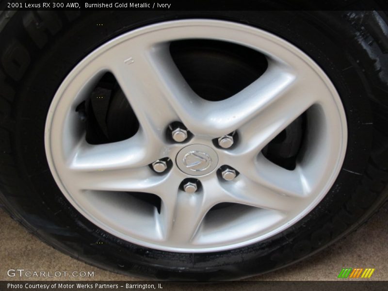Burnished Gold Metallic / Ivory 2001 Lexus RX 300 AWD