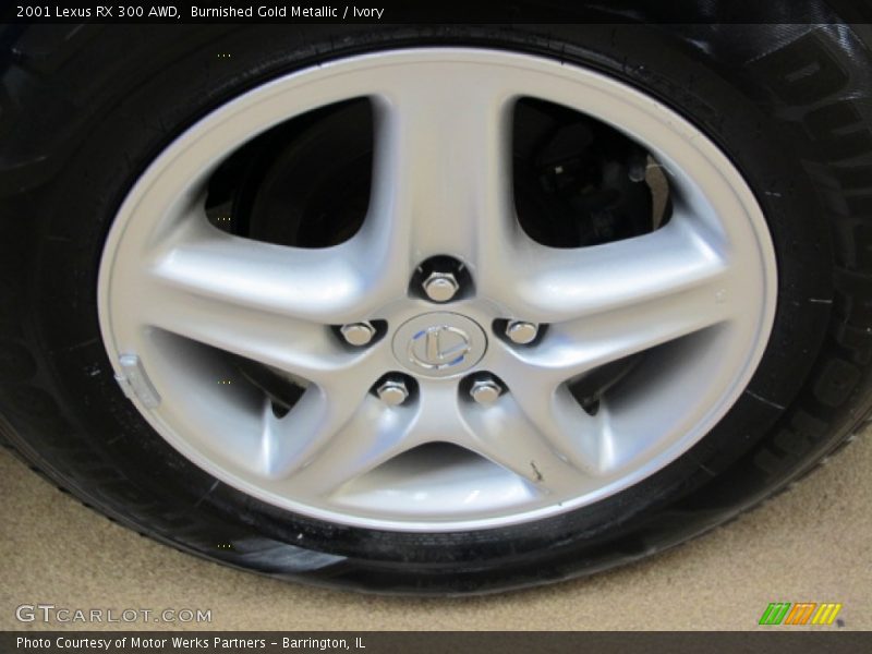 Burnished Gold Metallic / Ivory 2001 Lexus RX 300 AWD