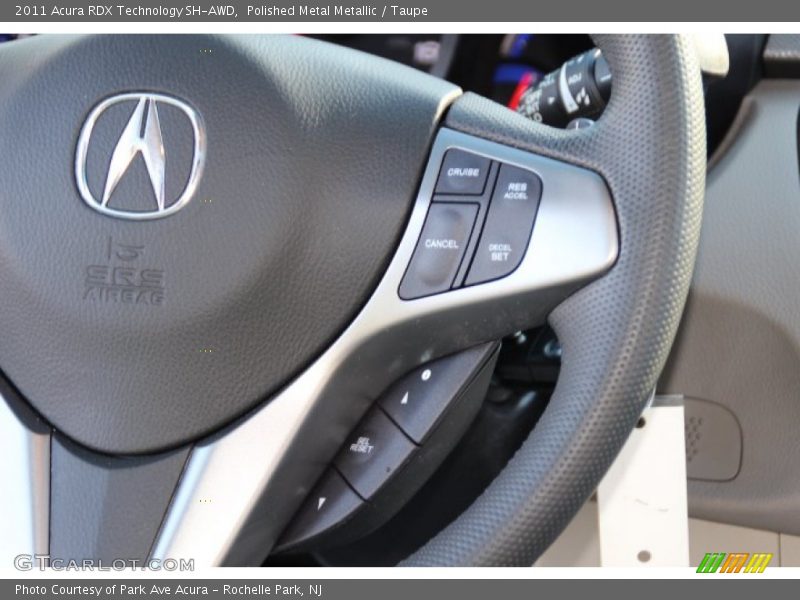 Polished Metal Metallic / Taupe 2011 Acura RDX Technology SH-AWD