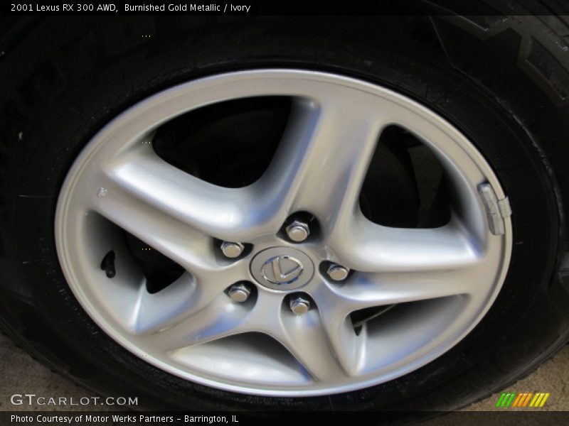 Burnished Gold Metallic / Ivory 2001 Lexus RX 300 AWD