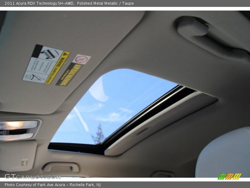 Polished Metal Metallic / Taupe 2011 Acura RDX Technology SH-AWD