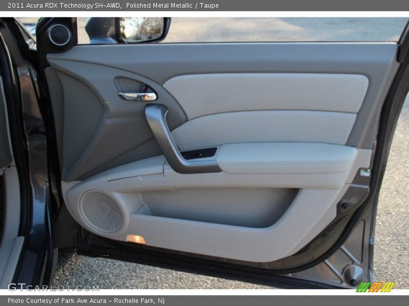 Polished Metal Metallic / Taupe 2011 Acura RDX Technology SH-AWD