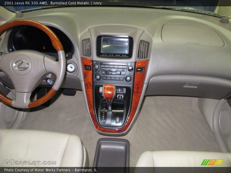 Burnished Gold Metallic / Ivory 2001 Lexus RX 300 AWD