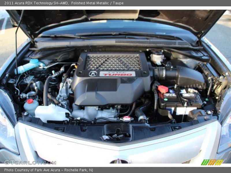 Polished Metal Metallic / Taupe 2011 Acura RDX Technology SH-AWD