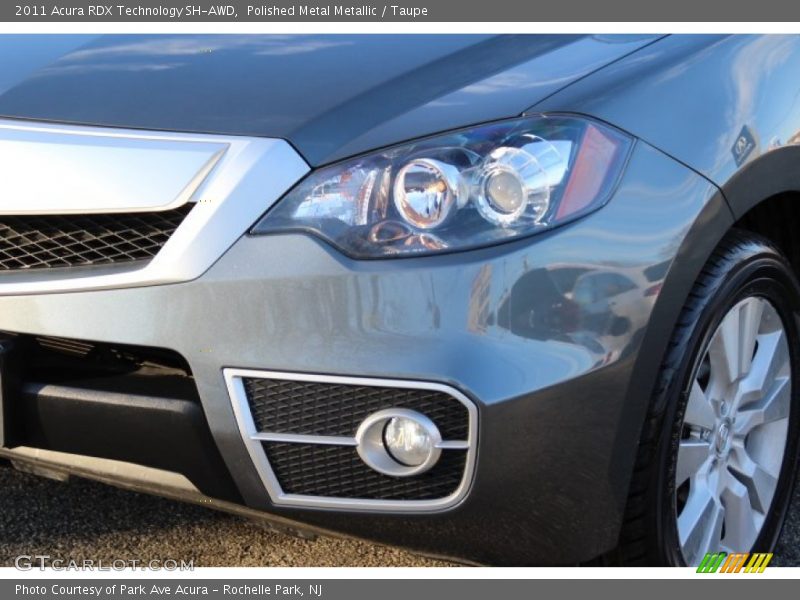 Polished Metal Metallic / Taupe 2011 Acura RDX Technology SH-AWD