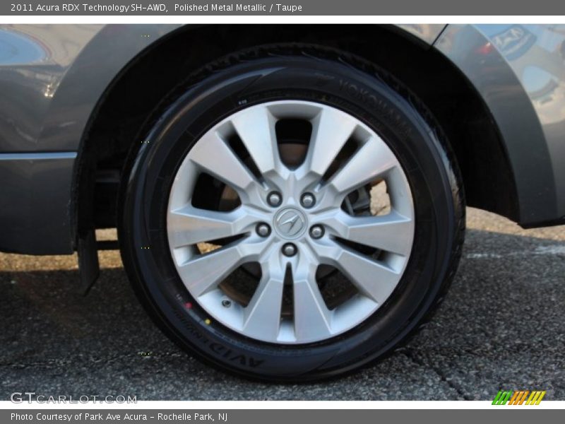 Polished Metal Metallic / Taupe 2011 Acura RDX Technology SH-AWD