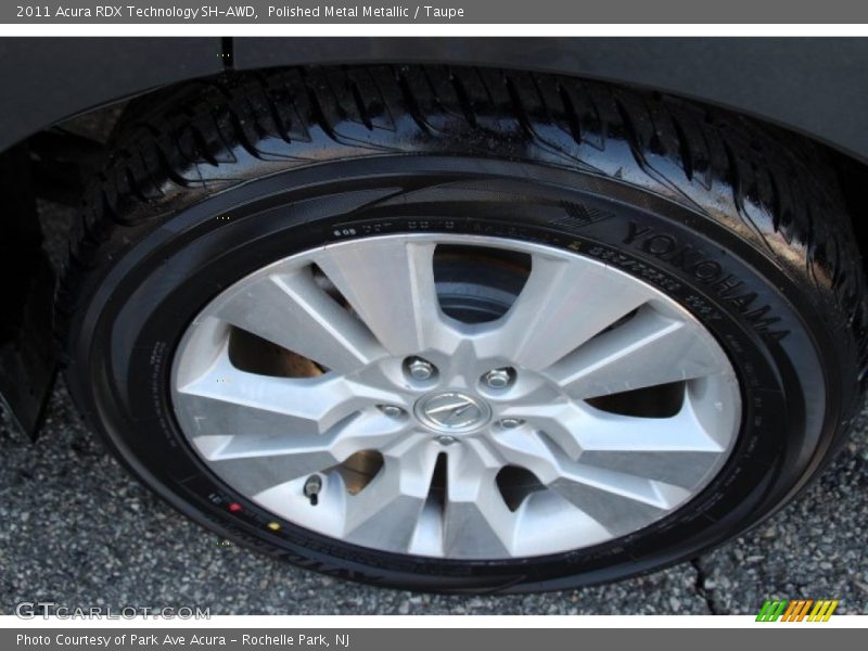 Polished Metal Metallic / Taupe 2011 Acura RDX Technology SH-AWD