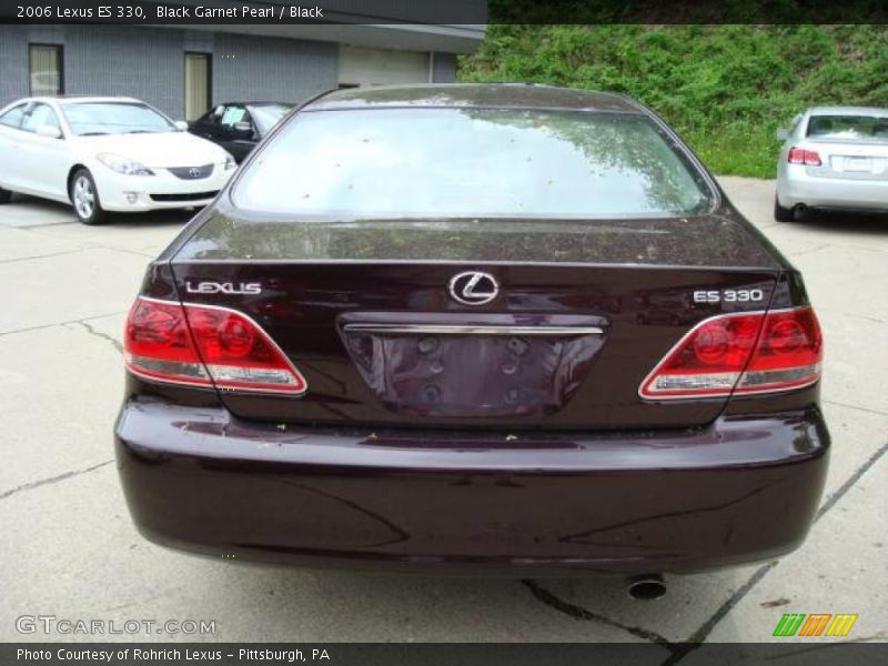Black Garnet Pearl / Black 2006 Lexus ES 330