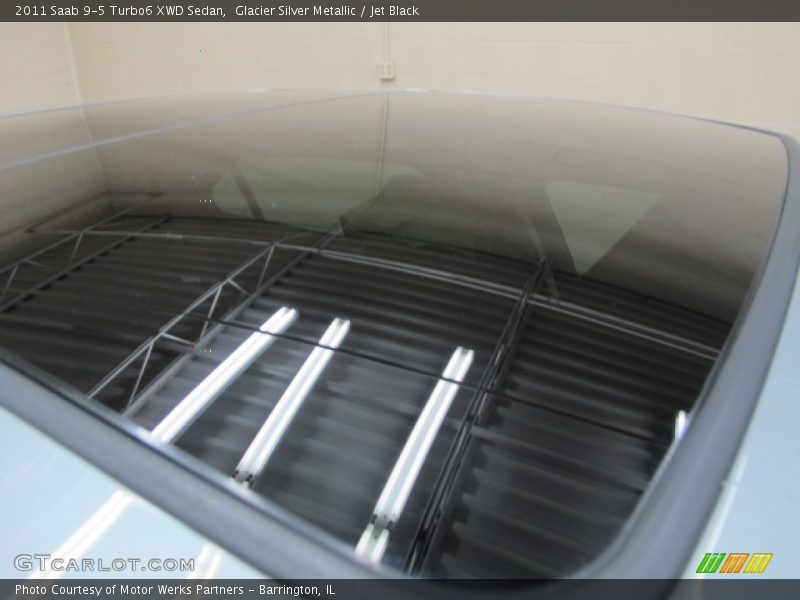 Glacier Silver Metallic / Jet Black 2011 Saab 9-5 Turbo6 XWD Sedan