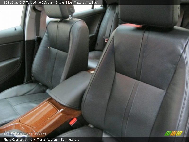 Glacier Silver Metallic / Jet Black 2011 Saab 9-5 Turbo6 XWD Sedan
