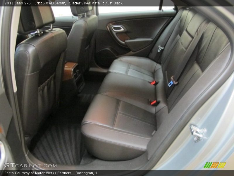 Glacier Silver Metallic / Jet Black 2011 Saab 9-5 Turbo6 XWD Sedan