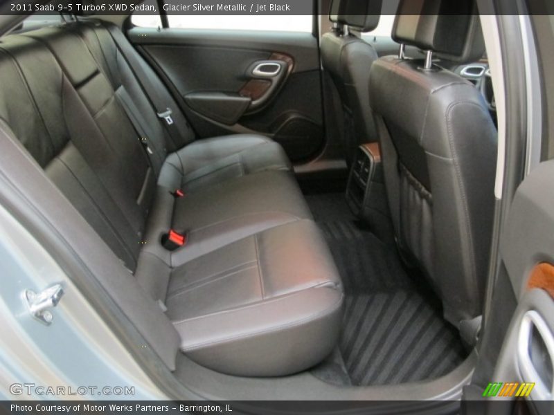 Glacier Silver Metallic / Jet Black 2011 Saab 9-5 Turbo6 XWD Sedan