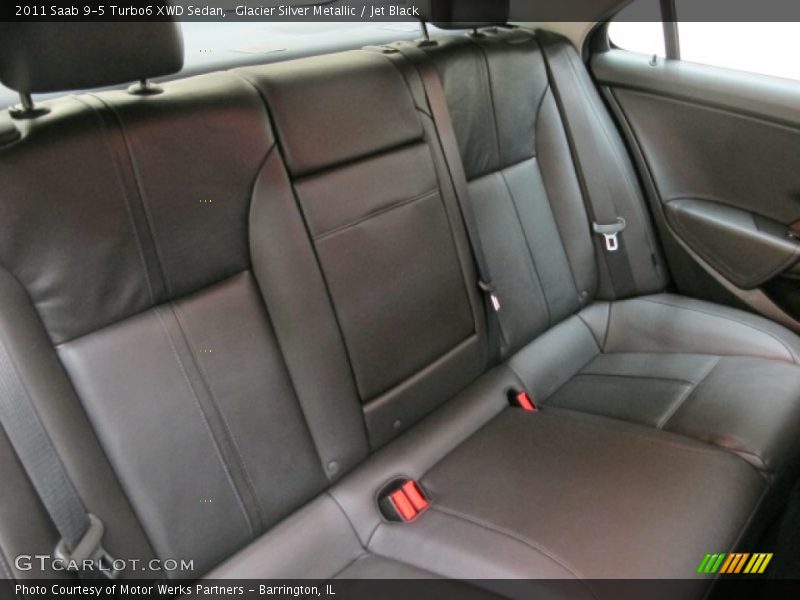 Glacier Silver Metallic / Jet Black 2011 Saab 9-5 Turbo6 XWD Sedan