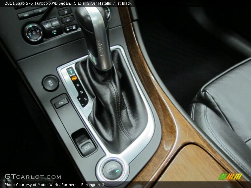 Glacier Silver Metallic / Jet Black 2011 Saab 9-5 Turbo6 XWD Sedan