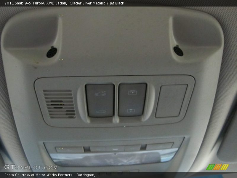 Glacier Silver Metallic / Jet Black 2011 Saab 9-5 Turbo6 XWD Sedan