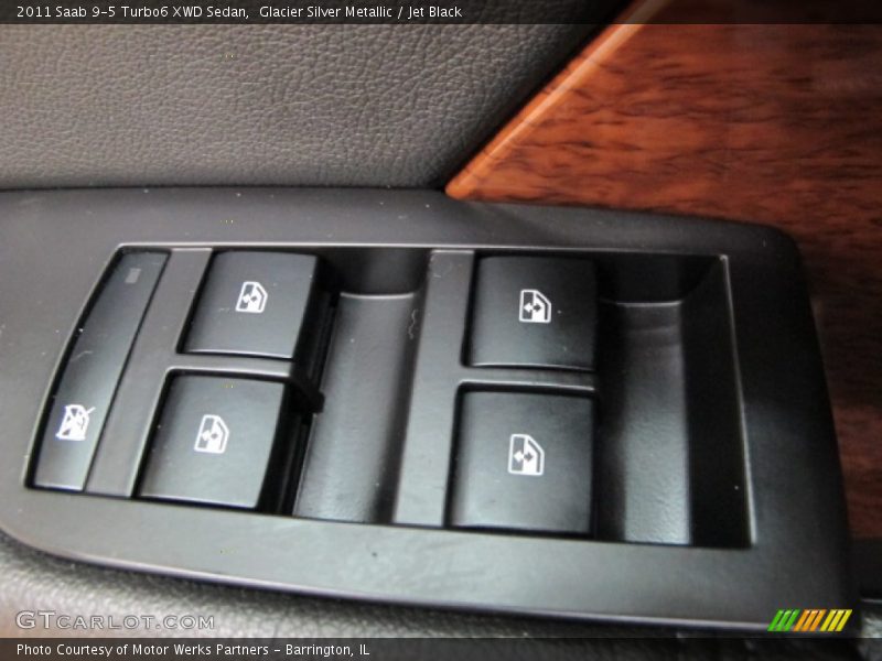 Glacier Silver Metallic / Jet Black 2011 Saab 9-5 Turbo6 XWD Sedan
