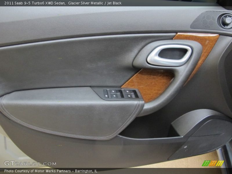 Glacier Silver Metallic / Jet Black 2011 Saab 9-5 Turbo6 XWD Sedan